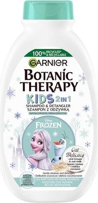 Garnier Botanic Therapy Oat Delicacy Shampoo 2in1 für Kinder Island 250ml Reiscreme & Hafermilch (250 ml, Flüssiges Shampoo)