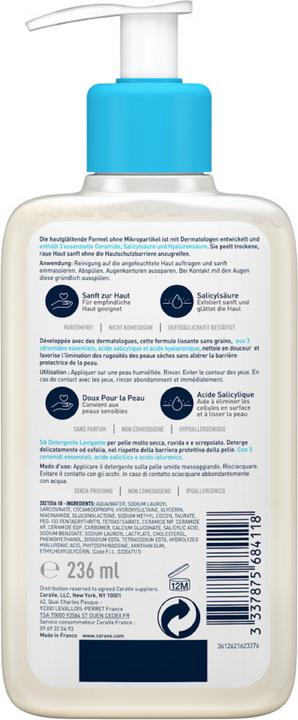 Actual product image CeraVe Smoothing cleaning (Gel, 236 ml)