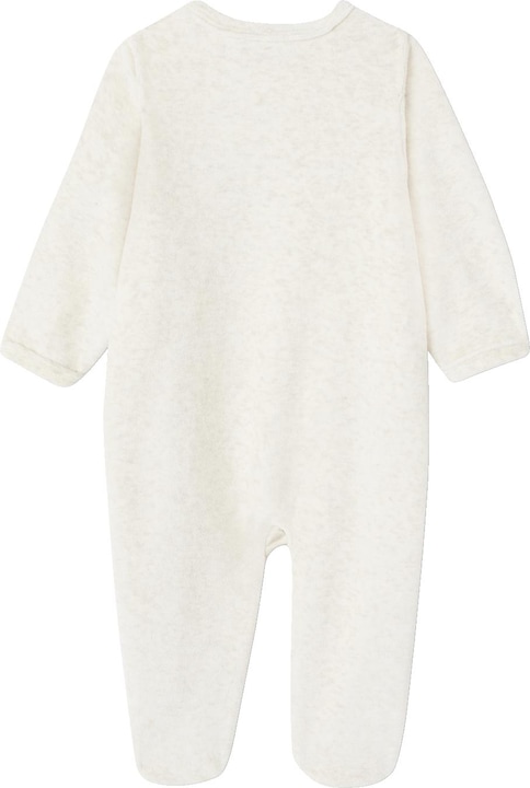 Actual product image Vertbaudet 2er-Pack Baby Samt-Strampler mit Schrift Oeko-Tex (50)