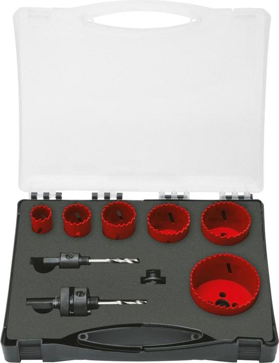 Image du produit Exact Jeu de scies cloche 9 pièces 70604 1 (51 mm, 44 mm, 22 mm, 68 mm, 35 mm, 29 mm)