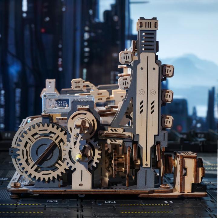 Actual product image Rokr Spaceport marble run