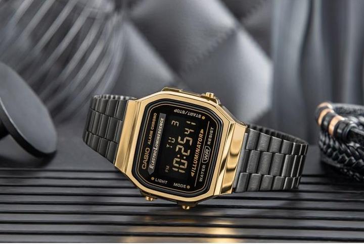 Actual product image Casio Vintage A168wegb-1bef (Digital watch, 36 mm)