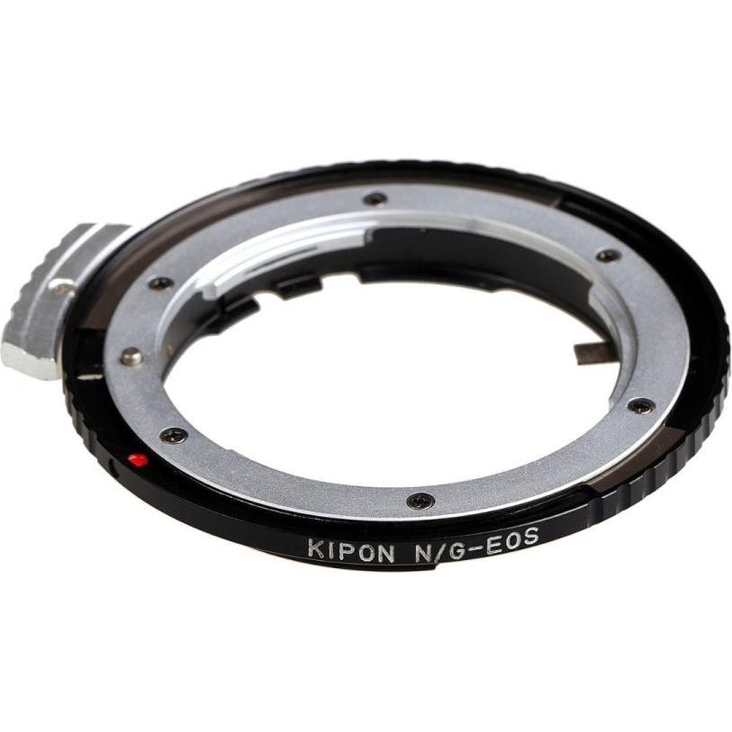 Kipon Adapter für Nikon G auf Canon EF, Objektivadapter, Schwarz