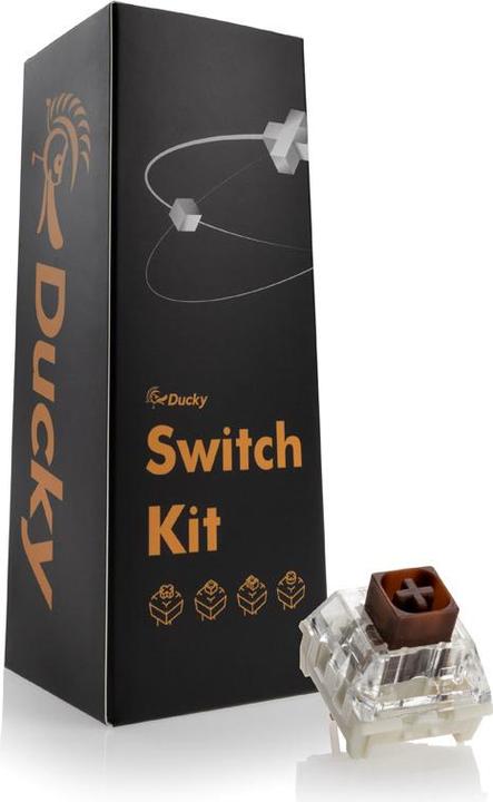 Produktbild Ducky Kailh Box Brown Switches, mechanisch, 3-Pin, taktil, MX-Stem, 50g - 110 Stück