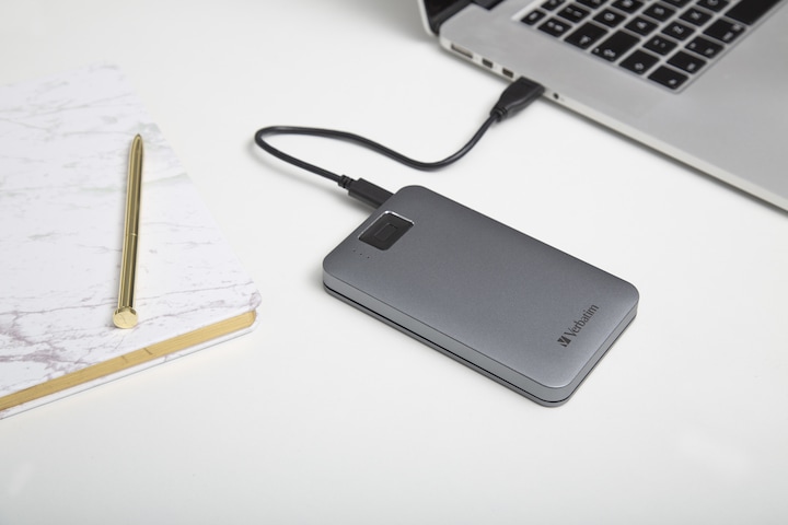 Actual product image Verbatim Fingerprint Secure 1TB USB 3.2 Gen 1 USB-C (1 TB)
