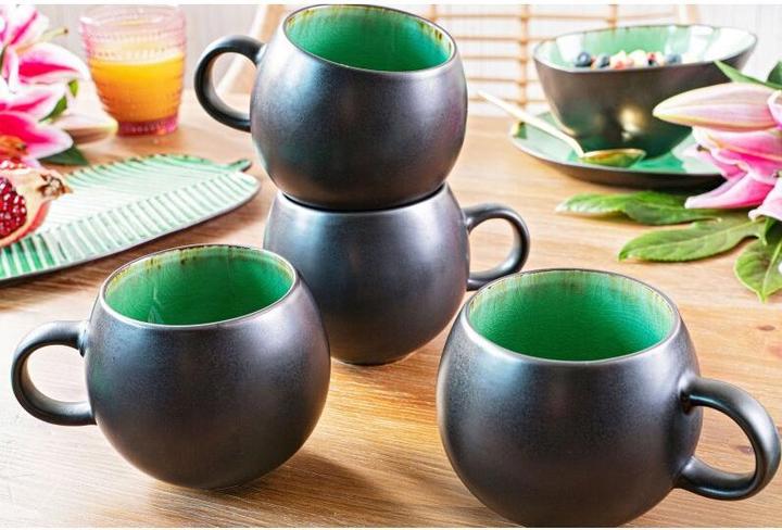 Actual product image Sänger Geschirr Cappuccino cups set Palm Beach (500 ml, 4 x)