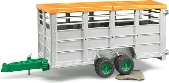 Actual product image Bruder Cattle trailer and cow
