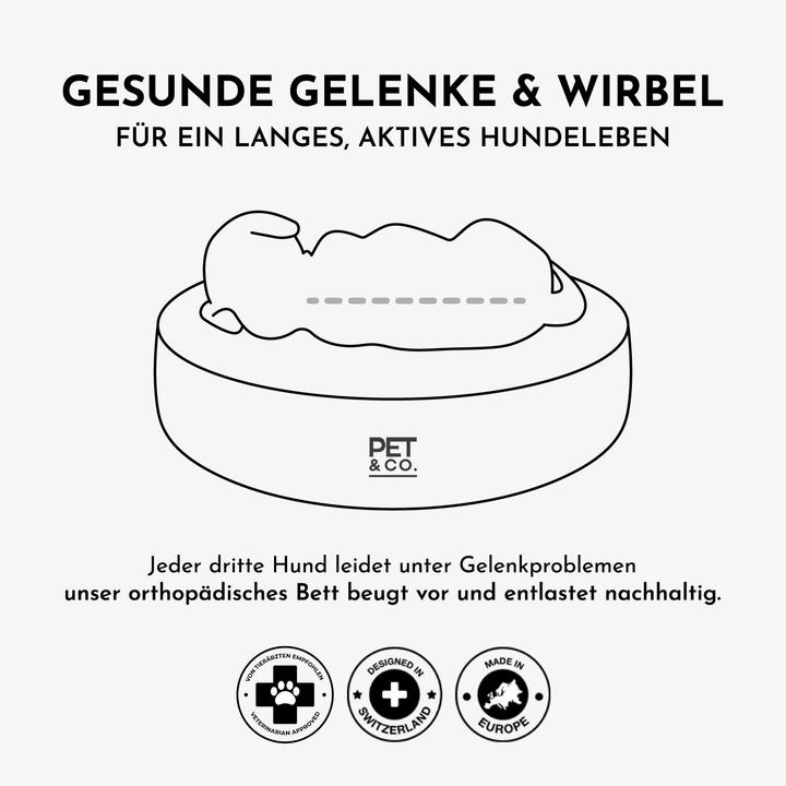 Immagine prodotto Pet & Co. Cuscino per cani Roi Dusky Pink M (Cane)