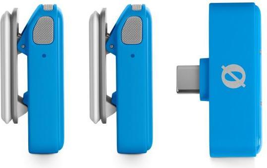 Produktbild RØDE Wireless Micro Drahtloses Mikrofon-System USB-C Blau