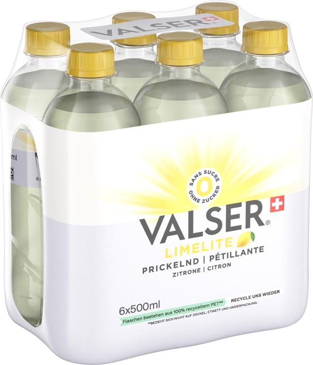 Image du produit Valser Citron pétillant (6 x 50 cl)