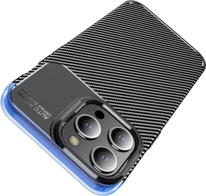 Produktbild Screenguard Apple iPhone 15 Pro Max Hülle Carbon Design TPU Case (Apple iPhone 15 Pro Max)