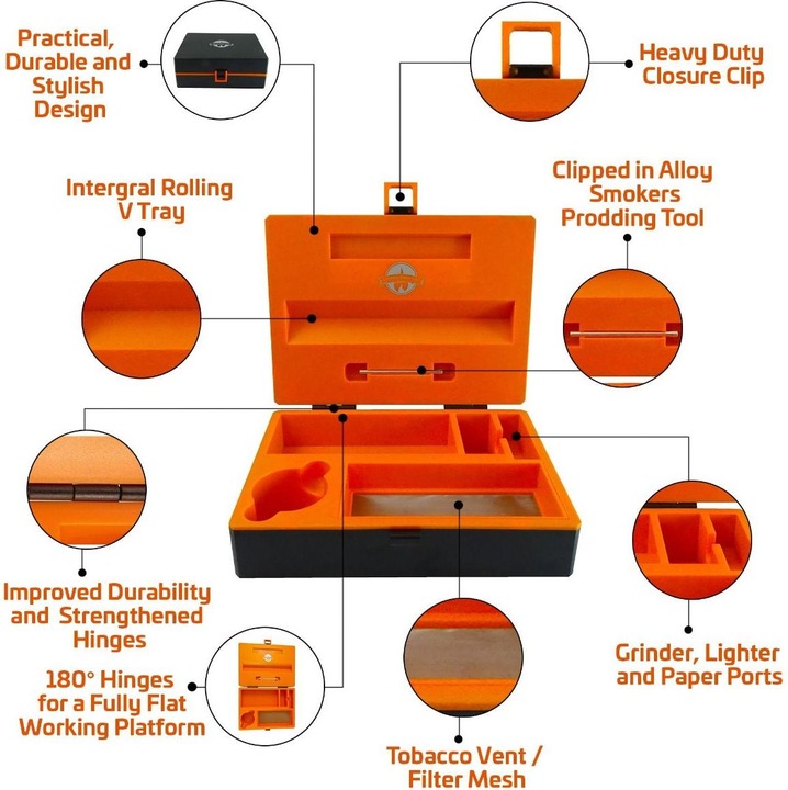 Produktbild Cheekyone Rolling Station V3 Box Large 22.5 x 16.5 x 9 cm