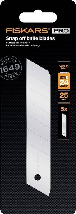 Fiskars Snap Off Knife Cmax 25mm 5pcs (Replacement blade)