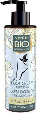 Actual product image Venita Bio Natural Care Foot Cream Regenerating Bio Cream For Feet With Pha Acids And Goji Berry Extract - (Foot bath, 100 ml)