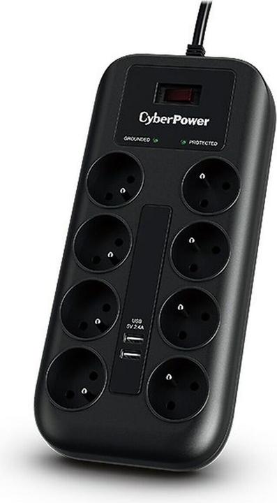 Cyberpower Tracer III P0820SUF0-FR Spannungsschutz 8 AC-Ausgänge 200 (8 x, CEE 7/5, 1.80 m)