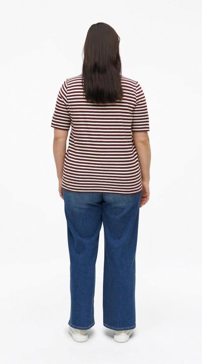 Produktbild s.Oliver Gestreiftes Halbarmshirt mit Flammgarn (52)