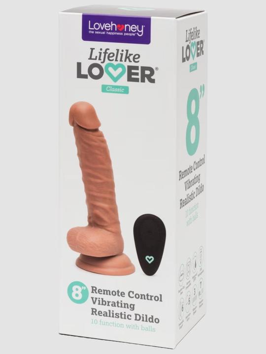 Image du produit Lovehoney Lifelike Lover Vibromasseur godemiché réaliste avec télécommande