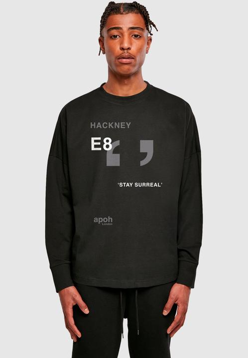 Produktbild Merchcode APOH - Surreal Hackney Slogan Oversized Longsleeve - 197667 (XL)