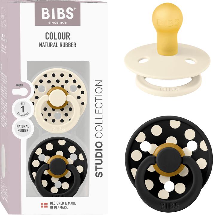Produktbild Bibs - Pacifier Studio Colour 2 PACK Ladybug Latex - Sage - Size 2 (2x, 6 - 12 Monate)