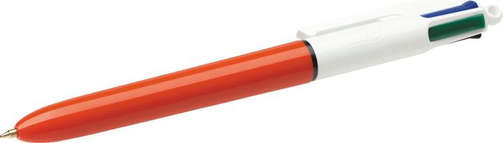 Produktbild Bic Druckkugelschreiber 4 Colours, Strichst„rke: 0,30 mm (rot/weiss, 1 x)