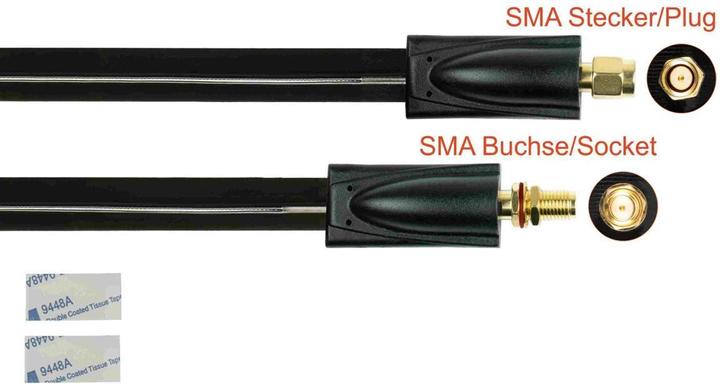 Immagine prodotto Kabelmeister Spina SMA - presa SMA (Boccola a finestra)