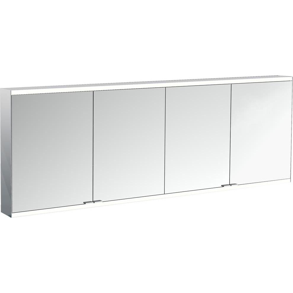 Thumbnail - Emco, Spiegelschrank, prime 2 Facelift Lichtspiegelschrank, 2000 mm, 4 Türen, mit verspiegelten Seitenwänden, Aufpu