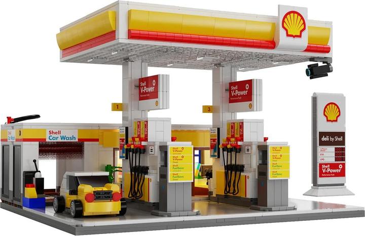 Image du produit Cada Shell Tankstelle mit Shop und Waschanlage Bricks
