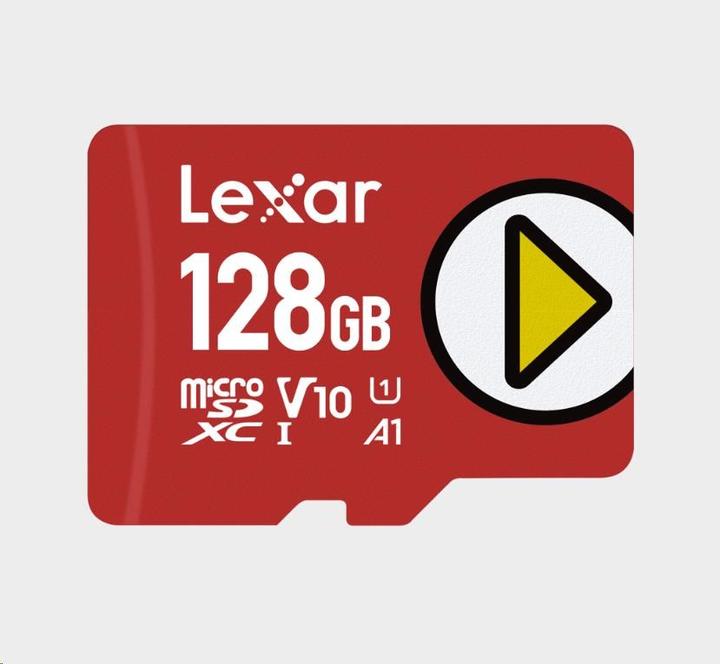 Actual product image Lexar microSDXC Card 128GB PLAY 1066x UHS-I U3 up to 150MB/s (128 GB, microSDXC, U1, UHS-I)