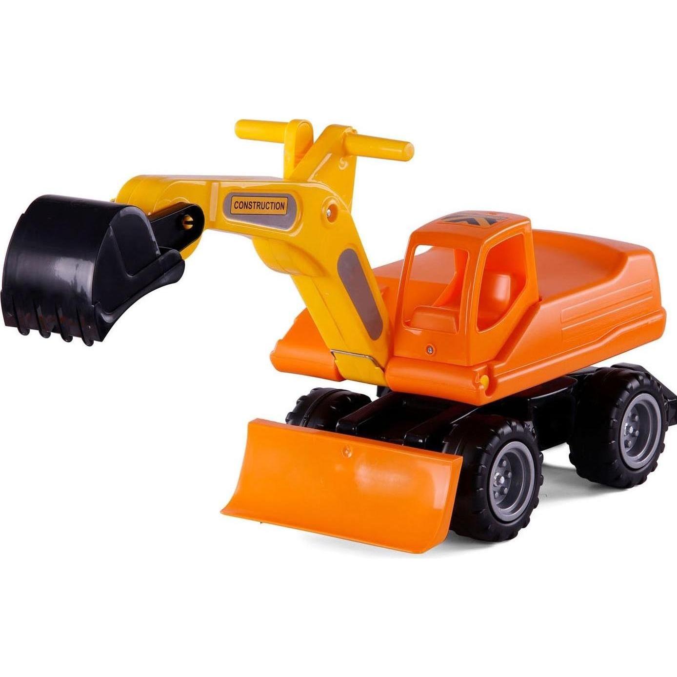 Polesie Cavallino Mega carrello escavatore arancione, 79 cm