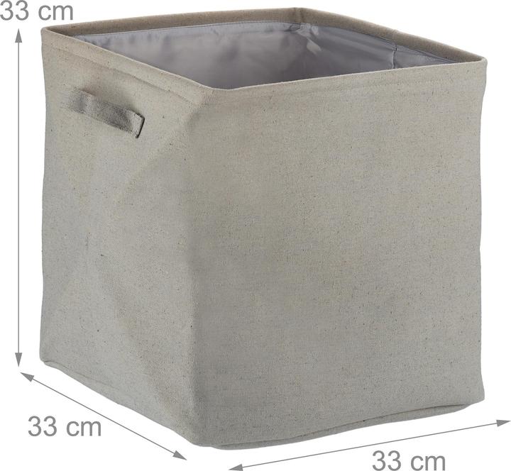 Actual product image Relaxdays Storage basket (1 x, 33 x 33 x 33 cm)