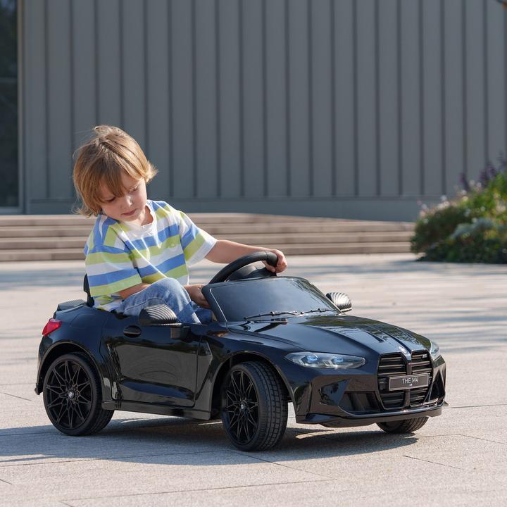 Actual product image Aiyaplay Kinder Elektroauto Kunststoff, Metall Schwarz (12 V)