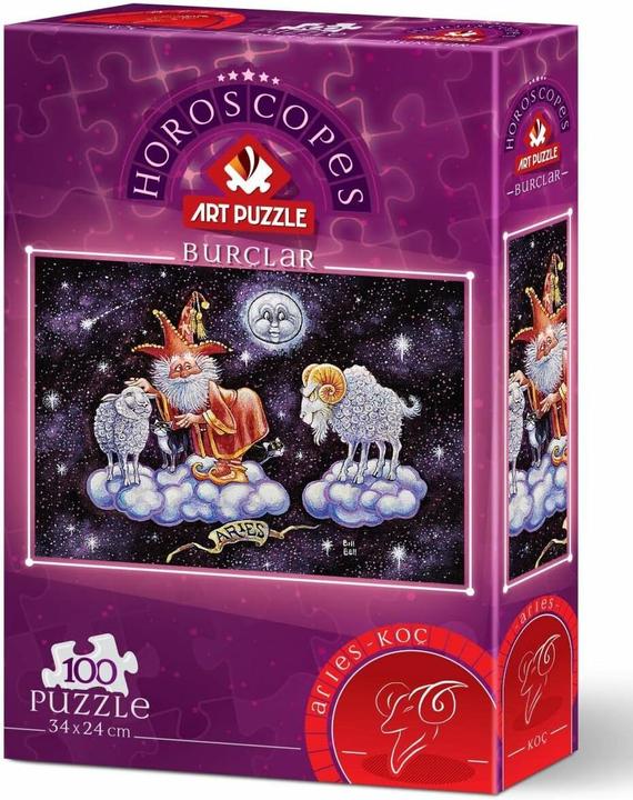 Actual product image Art Puzzle Puzzle Signs of the Zodiac: Aries 100 pieces (100 pieces)