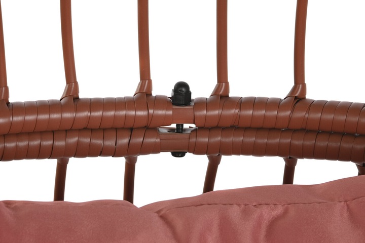 Produktbild DKD Home Decor Garden sofa 99 x 71 x 147 cm Metal Terracotta synthetic rattan White