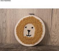 Actual product image False Punch Needle Lion 21cm