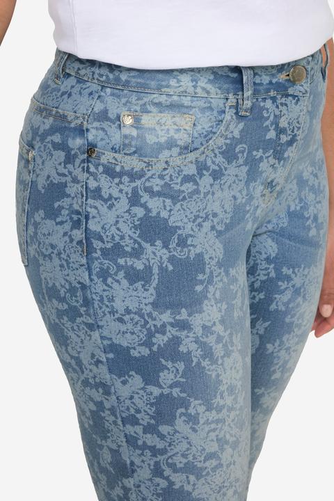 Actual product image Angel of Style Slim Fit 5-Pocket All-Over Print Jeans (56)
