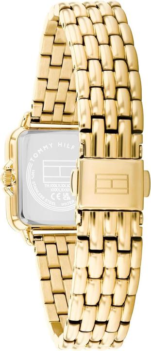 Produktbild Tommy Hilfiger Drei Hand Quartz Bewegung für Damen mit Goldfarbener Edelstahlarmband (24 mm)