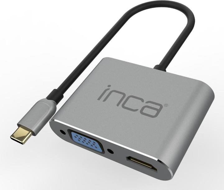 Produktbild Inca Adapter ITPC-06TX USB-C 4-in-1 (HDMI, USB 3.0, USB Typ-C, VGA)