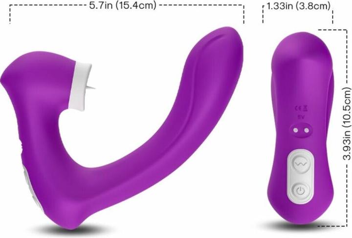 Produktbild Armony Secretkiss Leckt Vibrierenden Clit Und Vibrator, Gebogen Lila