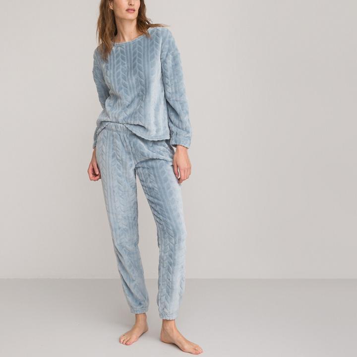 Actual product image La Redoute Collections Fleece pyjamas (48)