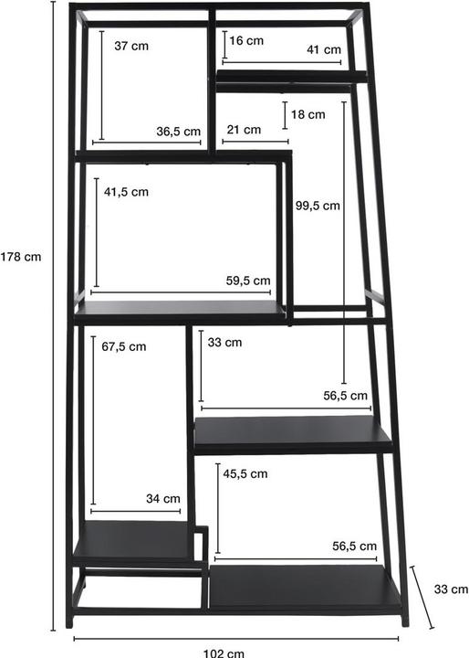 Produktbild Leitmotiv Fushion (102 x 33 x 178 cm)