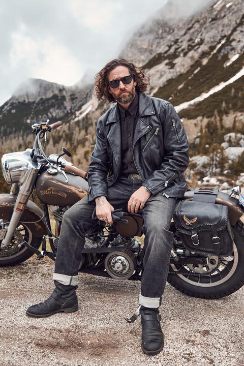 Produktbild JP1880 Bikerjacke, Leder, feinstes Lamm-Nappa (L)