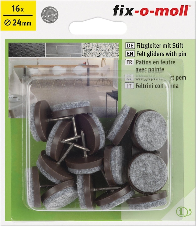 Produktbild Fix-o-moll Filzgleiter (Filzgleiter, 16 Stück)