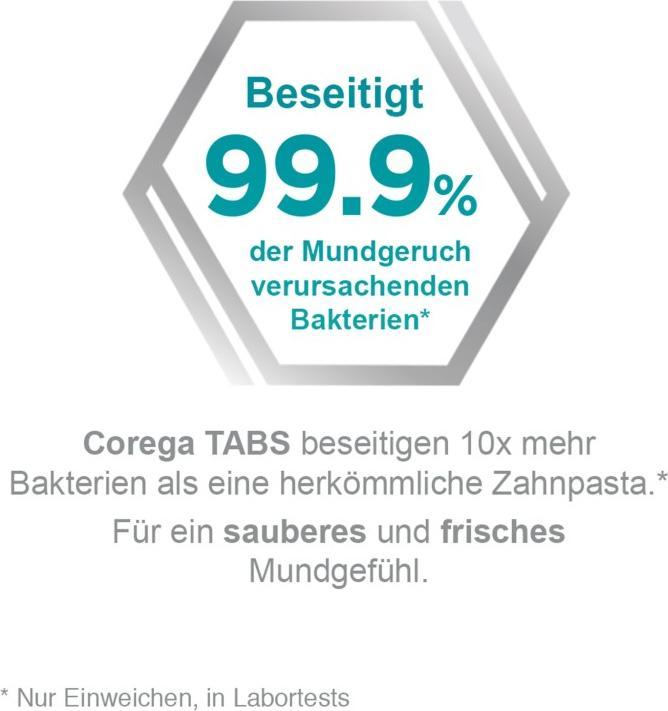 Produktbild GSK Corega Tabs 3 Minuten