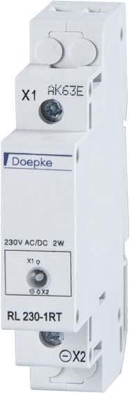 Produktbild Doepke Leuchtmelder Weiss RL 230-1W ** LED 230V