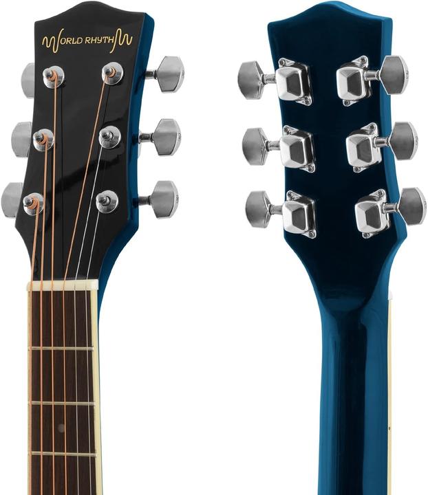 Actual product image World Rhythm Beginner Acoustic Guitar with Cutaway Body for Young Players (Acoustic guitar)