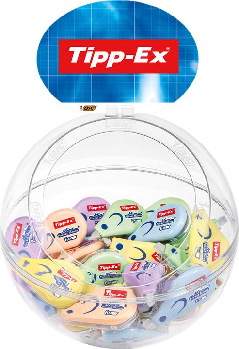 Tipp-Ex Korrekturroller ® Mini Pocket Mouse® Pastell, sortiert 6 m x 5 mm Bubbel 40 Stück
