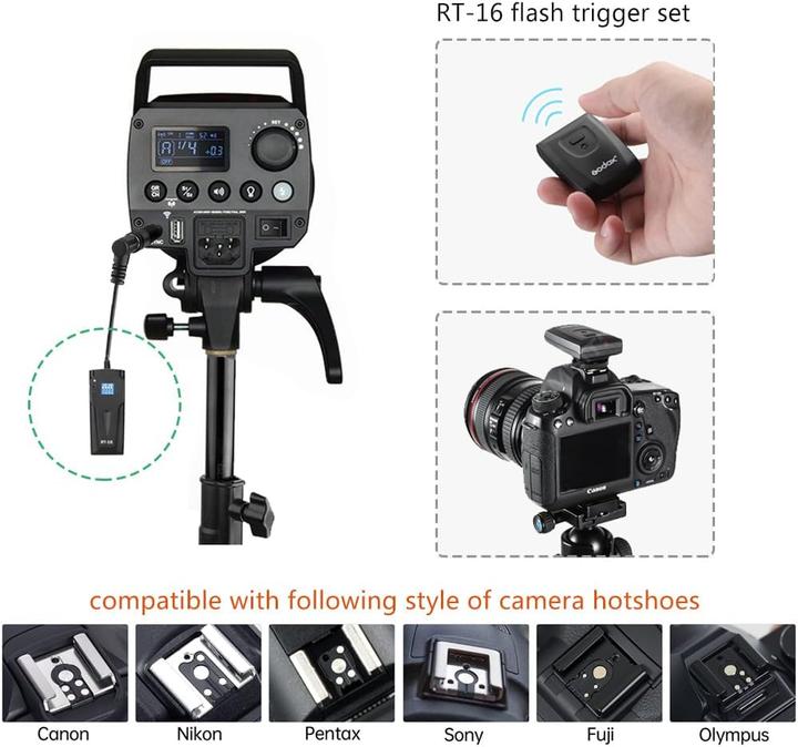 Produktbild Godox Studio Stroboskop Blitzlicht Kit (Set, 600 Ws)