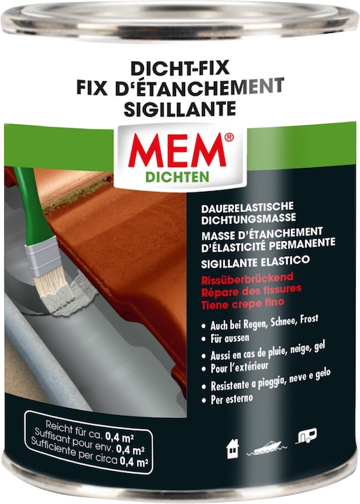 MEM Dense Fix (1.10 kg, Grey, 750 ml)