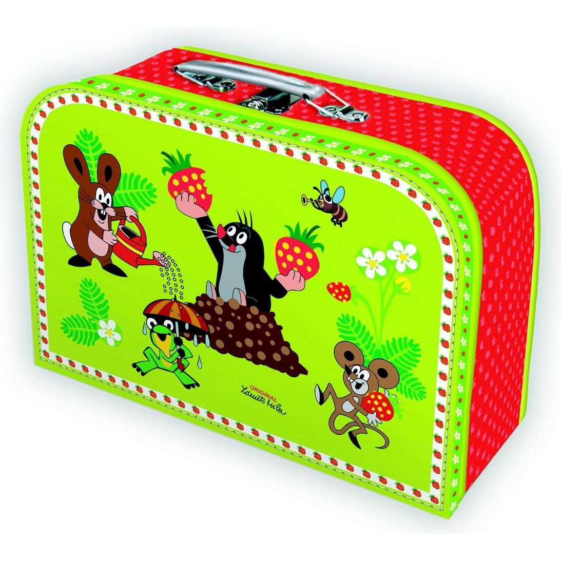 Thumbnail - Trötsch, Etui, Kinderkoffer klein "Maulwurf Erdbeere" 19x14 cm