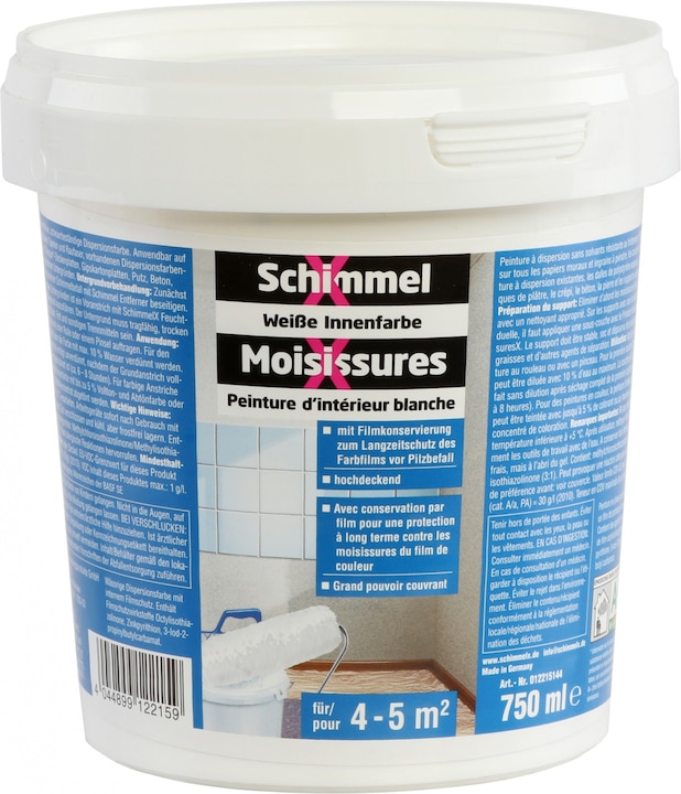 SchimmelX Innenfarbe (White, 0.75 l)